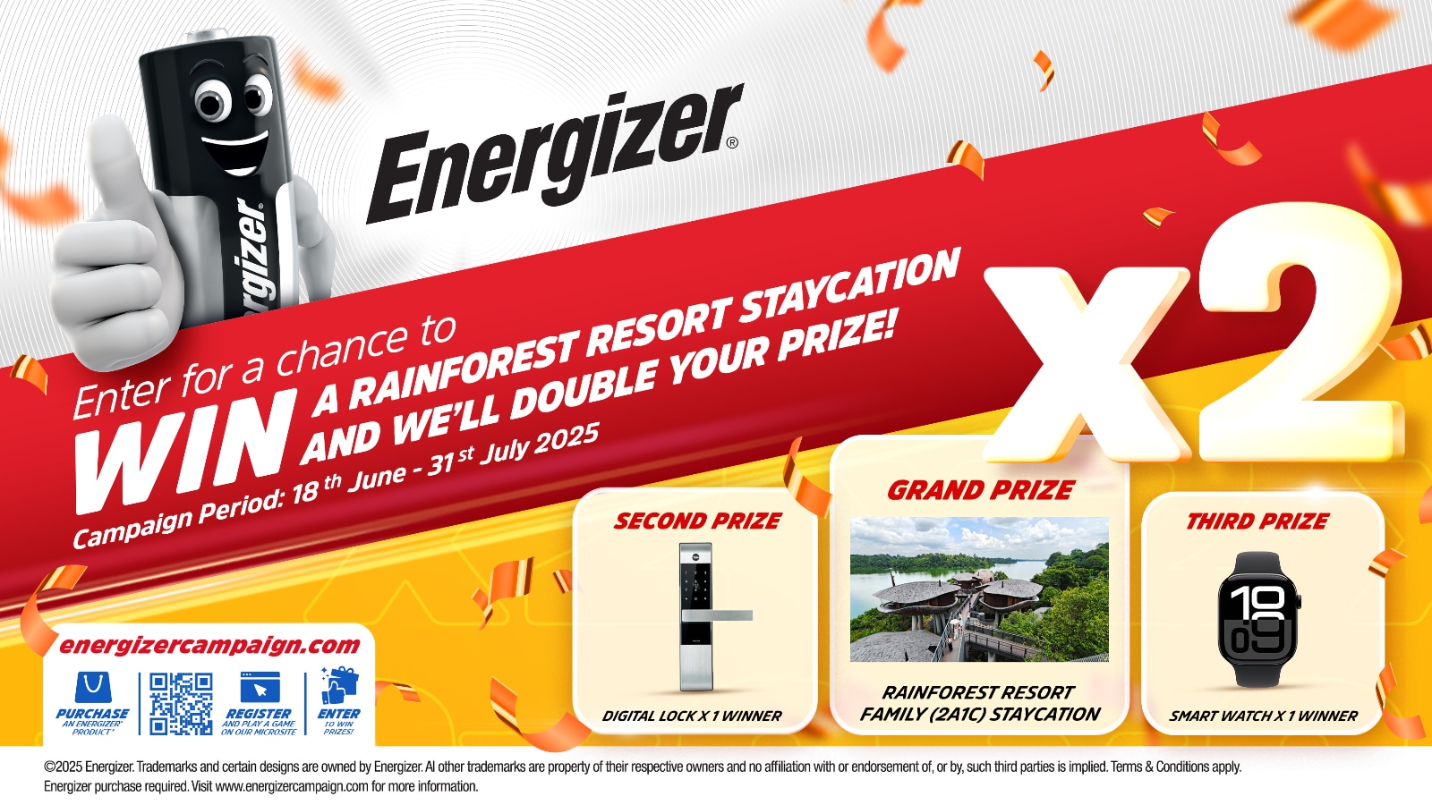 long lasting surprises banner